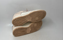 Load image into Gallery viewer, Nike Womens Dunk Low White Pink Leather Lace-Up Low Top Sneaker Shoes Size 9