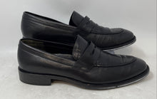 Load image into Gallery viewer, Cole Haan Mens C12207 Black Leather Moc Toe Slip-On Penny Loafer Shoes Size 7.5M