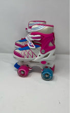 Load image into Gallery viewer, Colmanda Girls Pink Blue And White Roller Skates Sports Size S-31-34