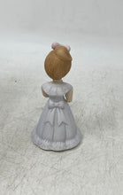 Load image into Gallery viewer, Enesco Growing Up Birthday Girls 4 Year Old Brown Hair Porcelain Figurine
