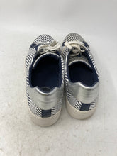Load image into Gallery viewer, Michael Kors Mens Blue White Low Top Round Toe Lace-Up Sneaker Shoes Size 11.5M