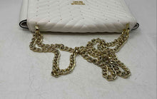 Load image into Gallery viewer, Victoria's Secret Womens Bond Street White Faux Leather Studded Shoulder Purse