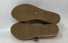 Load image into Gallery viewer, Giani Bernini Womens Terrii Brown Leather Wedge Heel Strappy Sandals Size 7M