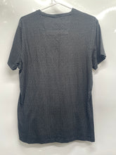 Load image into Gallery viewer, Calvin Klein Mens Black Gray Printed Short Sleeve V-Neck T-Shirt Size M