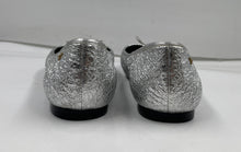 Load image into Gallery viewer, Authentic Tory Burch Womens Laila 2 46986 Metallic Silver Ballet Flats Size 7.5M