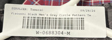 Load image into Gallery viewer, Visconti Black Mens Gray Circle Pattern Long Sleeve Button-Up Shirt Size 3XLB