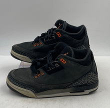 Load image into Gallery viewer, Authentic Nike Boys Air Jordan 3 Retro Gray Suede Sneakers Shoes Size 7Y Damaged