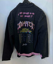 Load image into Gallery viewer, Loud And Live Womens Black Long Sleeve Denim Full-Zip Jacket Size XL