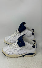 Load image into Gallery viewer, Nike Kids Air Jordan 6 White Blue Lace-Up Sneakers Shoes Size 2Y