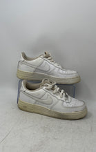 Load image into Gallery viewer, Nike Kids Air Force 1 Low White Low Top Lace-Up Sneaker Shoes Size 5Y