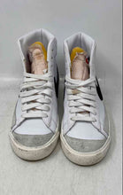 Load image into Gallery viewer, Nike Womens Blazer Mid 77 CZ1055-100 White Black Lace-Up Sneakers Shoes Size 7