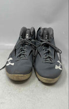 Load image into Gallery viewer, Under Armour Mens Lockdown Gray Black Leather Lace-Up Basketball Shoes Size 14
