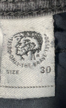 Load image into Gallery viewer, Diesel Mens Thommer Black Denim 5-Pocket Design Slim Fit Skinny Jeans Size 30