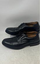 Load image into Gallery viewer, George Mens Branford Black Leather Lace-Up Oxford Dress Shoes Size 9.5