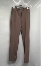 Load image into Gallery viewer, Express Womens Brown Mid-Rise Straight Leg Trouser Pants Size 2R