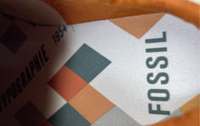 Load image into Gallery viewer, Fossil Mens White Olive Green Brown Leather Lace-Up Sneaker Shoes Size 10.5
