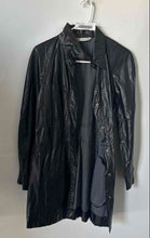 Load image into Gallery viewer, Zara Womens Black Long Sleeve Chest Pockets Front Snap Shirt Dress Size Medium
