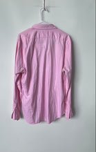 Load image into Gallery viewer, Express 1MX Mens Pink Long Sleeve Collared Extra Slim Fit Dress Shirt Size XL