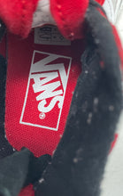 Load image into Gallery viewer, Vans Kids Sk8-Hi 721356 Red White Round Toe Back Zip Sneaker Shoes Size 5
