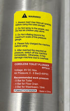Load image into Gallery viewer, Populo PPTA-8 Red Black Cordless Electric Plunger Toilet Tool In Case Not Tested