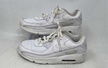 Load image into Gallery viewer, Nike Kids Air Max 90 White Leather Low Top Lace-Up Sneaker Shoes Size 6Y