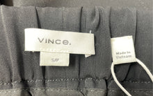 Load image into Gallery viewer, Vince Womens Black Flat Front Elastic Waist Straight Leg Ankle Pants Sz S W/ Tag