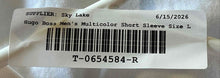 Load image into Gallery viewer, Hugo Boss Mens Multicolor Cotton Relaxed Fit Short Sleeve Pullover T-Shirt Sz L