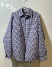 Load image into Gallery viewer, Polo Ralph Lauren Mens Multicolor Plaid Classic Fit Dress Shirt Size XL 17.5