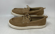 Load image into Gallery viewer, Sperry Boys Shoresider SOK266512 Brown Moc Toe Slip-On Boat Shoes Size 6