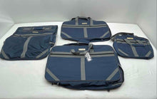 Load image into Gallery viewer, Set Of 4 Pcs Oscar De La Renta Unisex Blue Gray Inner Pocket Luggage Suitcase