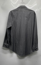 Load image into Gallery viewer, Calvin Klein Mens Gray Slim Fit Stretch Wrinkle Free Dress Shirt Size XL