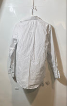 Load image into Gallery viewer, Calvin Klein Mens White Printed Slim Fit Button-Up Shirt Size S/P 14.5 32/33