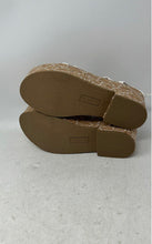 Load image into Gallery viewer, Wild Pair Womens Dottye White Brown Leather Wedge Heel Platform Sandals Size 8.5