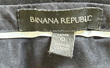 Load image into Gallery viewer, Banana Republic Womens Black Flat Front Slash Pocket Dress Pants Size 0 Petite