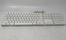 Load image into Gallery viewer, Apple Model A1048 White Full-Sized Membrane Wired Keyboard Not Tested