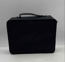 Load image into Gallery viewer, Dior Beauty Womens Black Houndstooth Zipper Travel Parfums Cosmetic Bag Damaged