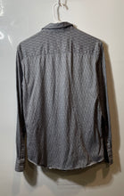 Load image into Gallery viewer, Calvin Klein Mens Gray Collared Long Sleeve Button-Up Shirt Size Small