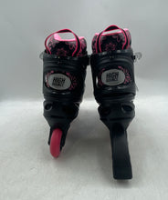 Load image into Gallery viewer, High Bounce Kids Black Pink Adjustable Outdoor Inline Skates Size 6-9
