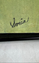 Load image into Gallery viewer, Japanese Geisha Woman Portrait Decorative Oil Painting Signed By Sonia