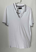 Load image into Gallery viewer, Banana Republic Mens White Cotton Short Sleeve Collared Polo Shirt Size Medium