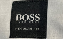 Load image into Gallery viewer, Hugo Boss Mens White Long Sleeve Regular Fit Button-Up Shirt Size Large
