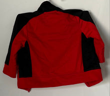 Load image into Gallery viewer, Adidas Boys Black Red Long Sleeve Mock Neck Full-Zip Track Jacket Size 3M