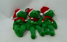 Load image into Gallery viewer, Set Of 6 Pieces Salvino's Bamm Beano's Christmas Bears 1998 Plush Toys With Tags