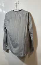 Load image into Gallery viewer, Armani Exchange Mens Gray Cotton Long Sleeve Regular Fit Button-Up Shirt Size M