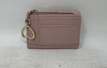Load image into Gallery viewer, Juicy Couture Womens Pink Gold Credit Card Slots Trifold Wallet