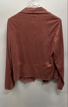 Load image into Gallery viewer, Max Studio Womens Mauve Suede Open Front Cardigan Jacket Blazer Size M w/ Tag