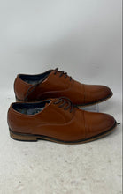 Load image into Gallery viewer, Bruno Marc Mens Brown Round Toe Lace-Up Oxford Dress Shoes Size 5
