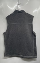 Load image into Gallery viewer, The North Face Mens Gordon Lyons Gray Fleece Zipped Pockets Bomber Jacket Vest L