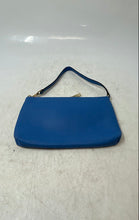 Load image into Gallery viewer, Michael Kors Womens Blue Inner Outer Pockets Small Shoulder Purse