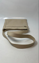Load image into Gallery viewer, The Sak Womens Beige Pebbled Leather Inner Pocket Charm Zip Top Shoulder Bag